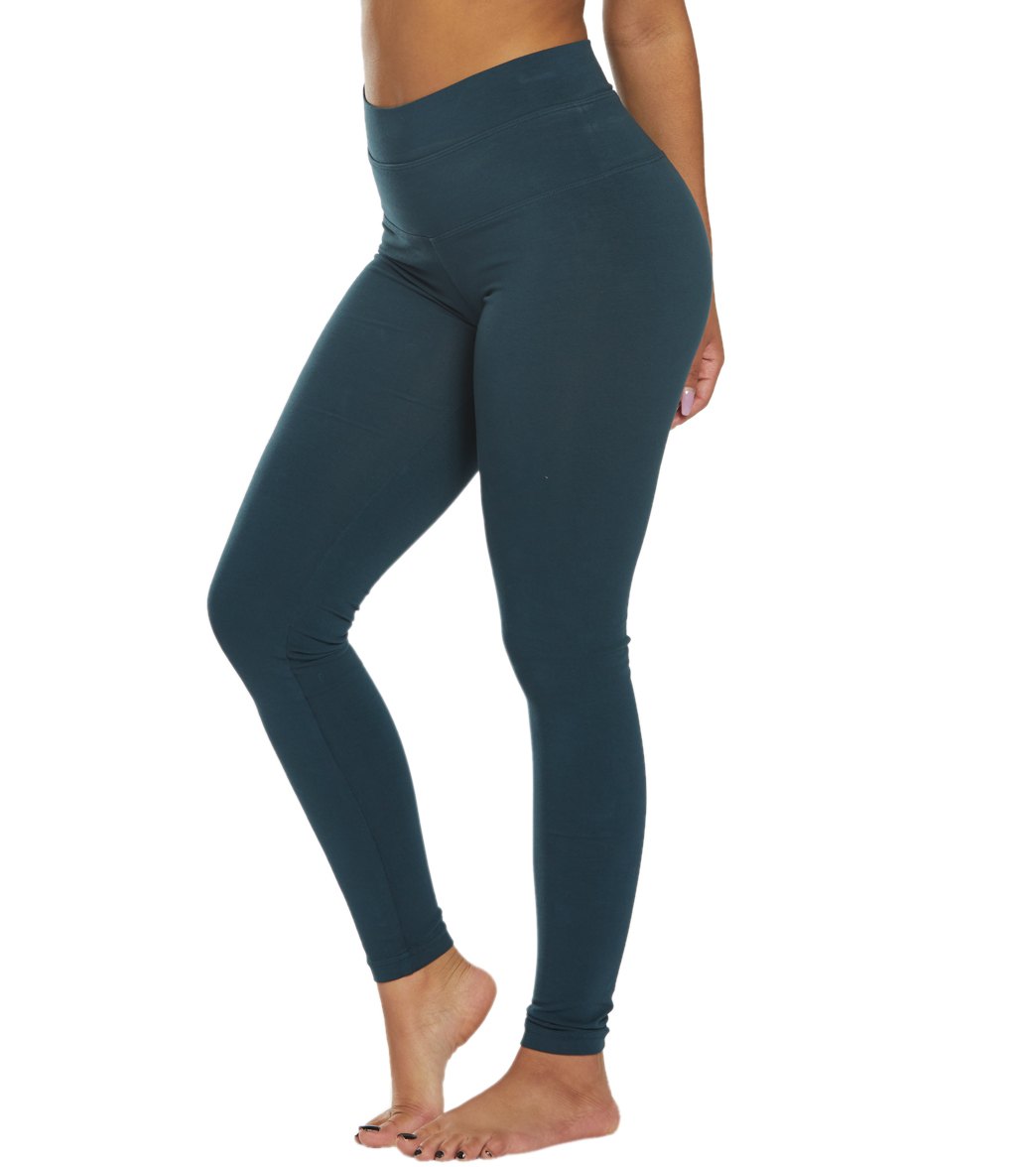 Hard Tail High Waisted Cotton Ankle Yoga Leggings