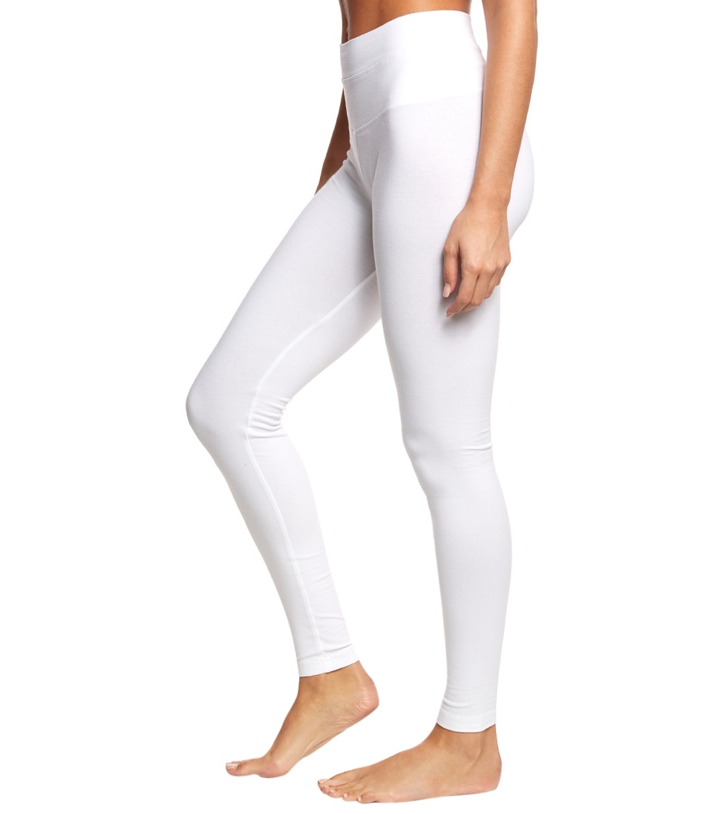 Hard Tail High Waisted Cotton Ankle Yoga Leggings