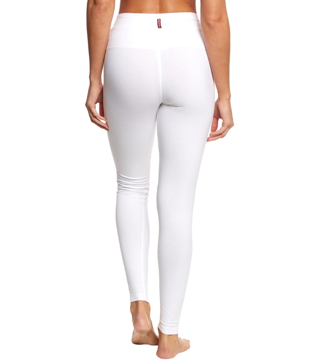 Hard Tail High Waisted Cotton Ankle Yoga Leggings