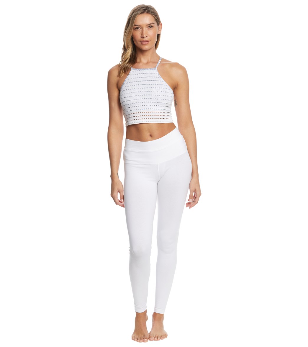 Hard Tail High Waisted Cotton Ankle Yoga Leggings