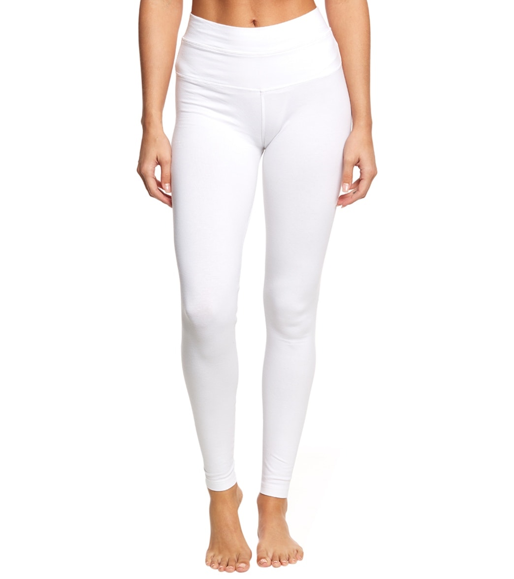 Hard Tail High Waisted Cotton Ankle Yoga Leggings