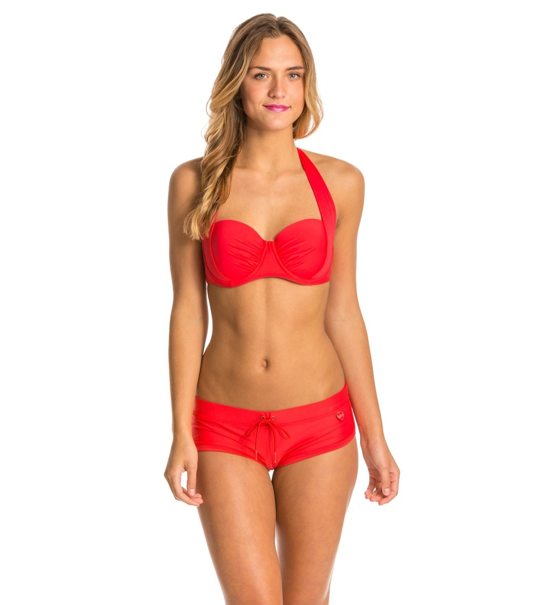 Body Glove Swimwear Smoothies Sidekick Sporty Boy Short Bikini Bottom