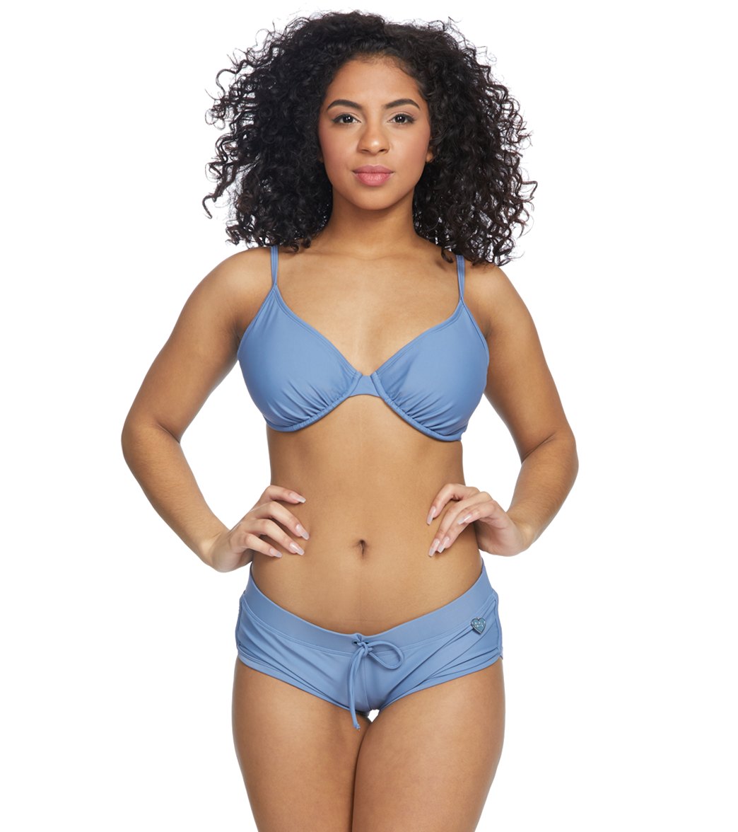 Body Glove Swimwear Smoothies Sidekick Sporty Boy Short Bikini Bottom