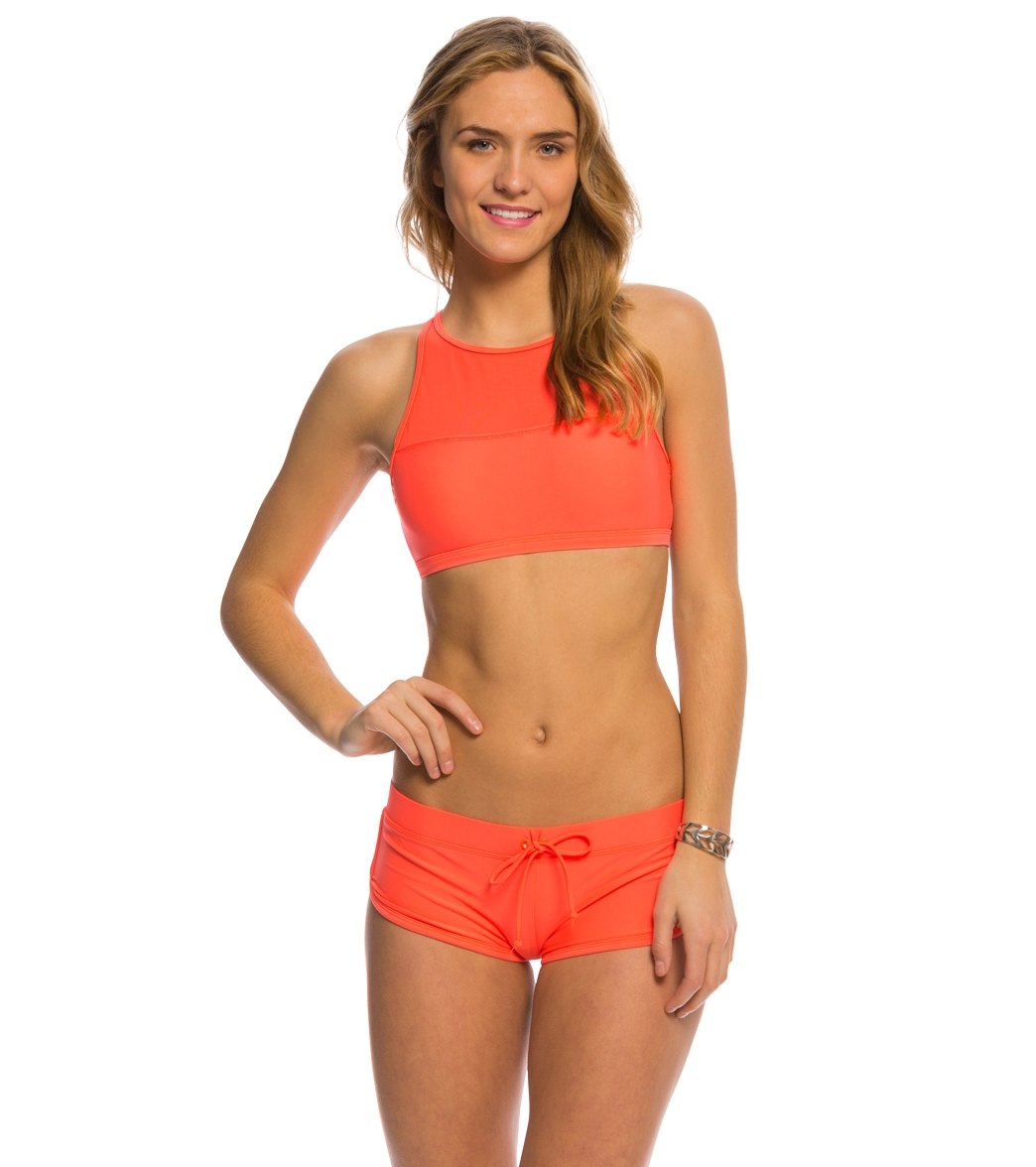 Body Glove Swimwear Smoothies Sidekick Sporty Boy Short Bikini Bottom
