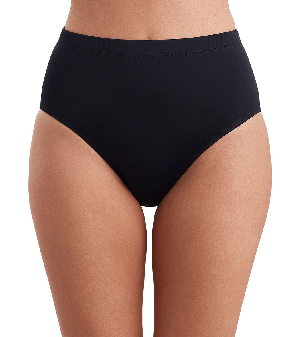 Shape Solver By Penbrooke Women's Divine Solids Bottoms Basic Bikini Bottom