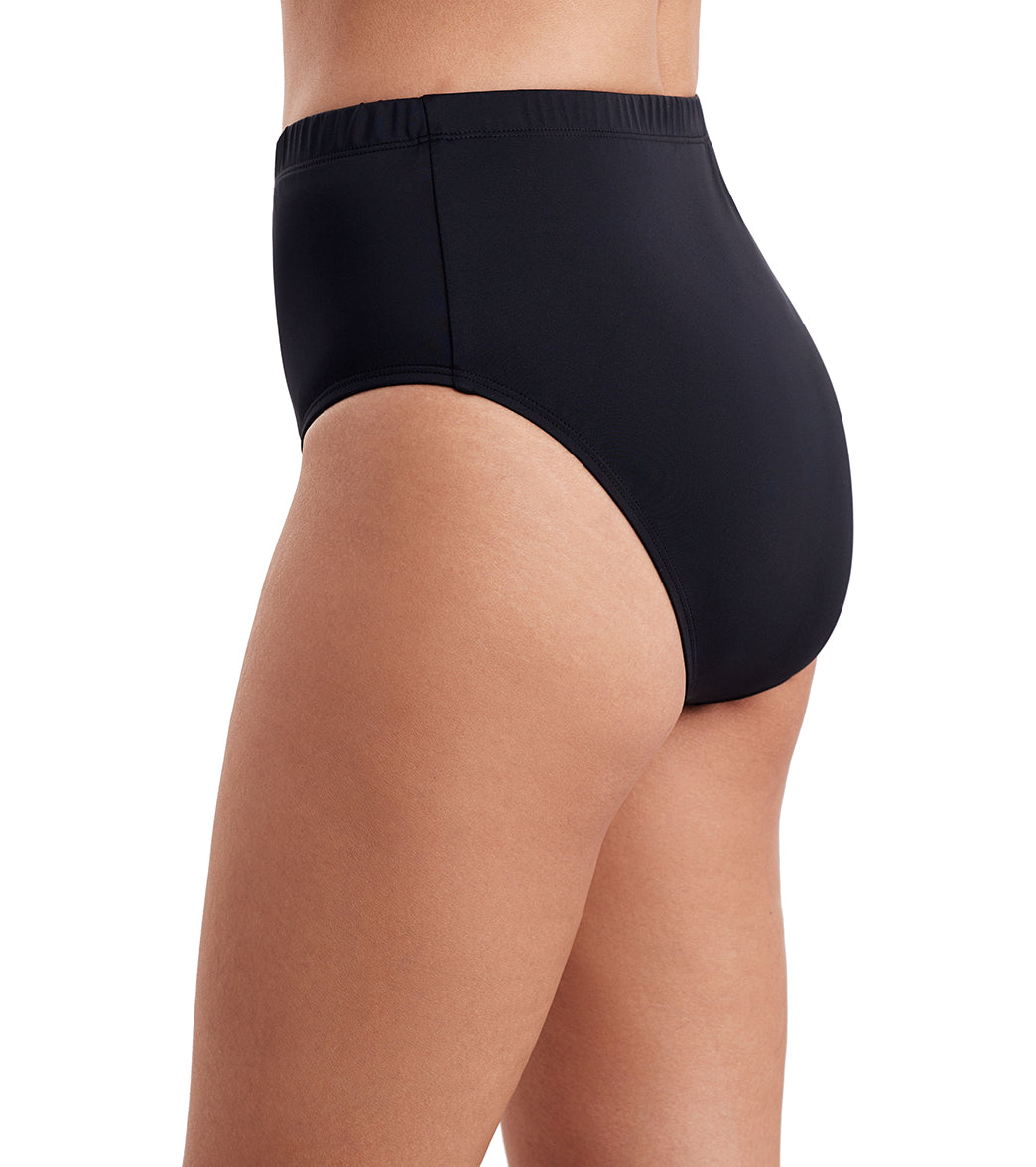 Shape Solver By Penbrooke Women's Divine Solids Bottoms Basic Bikini Bottom