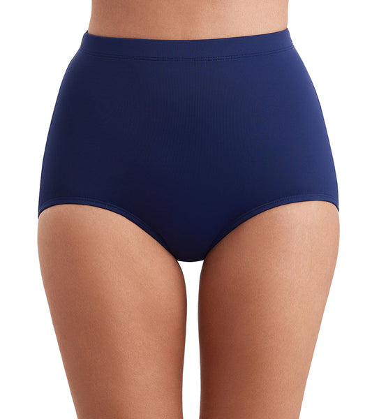 Shape Solver By Penbrooke Women's Divine Solids Bottoms Girl Leg Bikini Bottom
