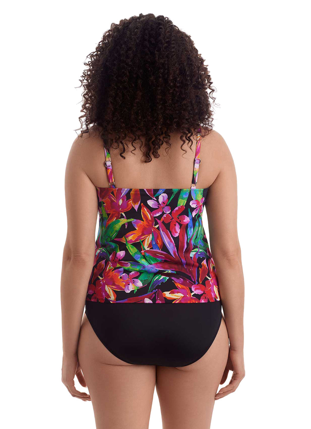 Shape Solver By Penbrooke Women's Secret Jungle Mastectomy Tankini Top