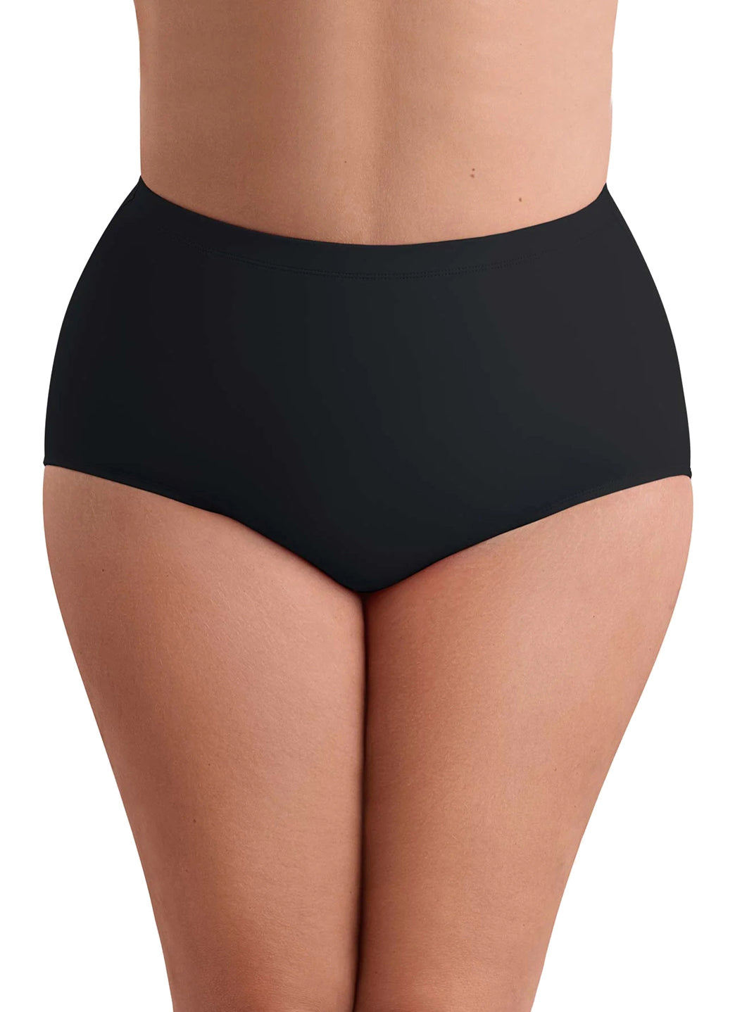 Shape Solver By Penbrooke Women's Plus Size Divine Solids Bottoms Basic Bikini Bottom