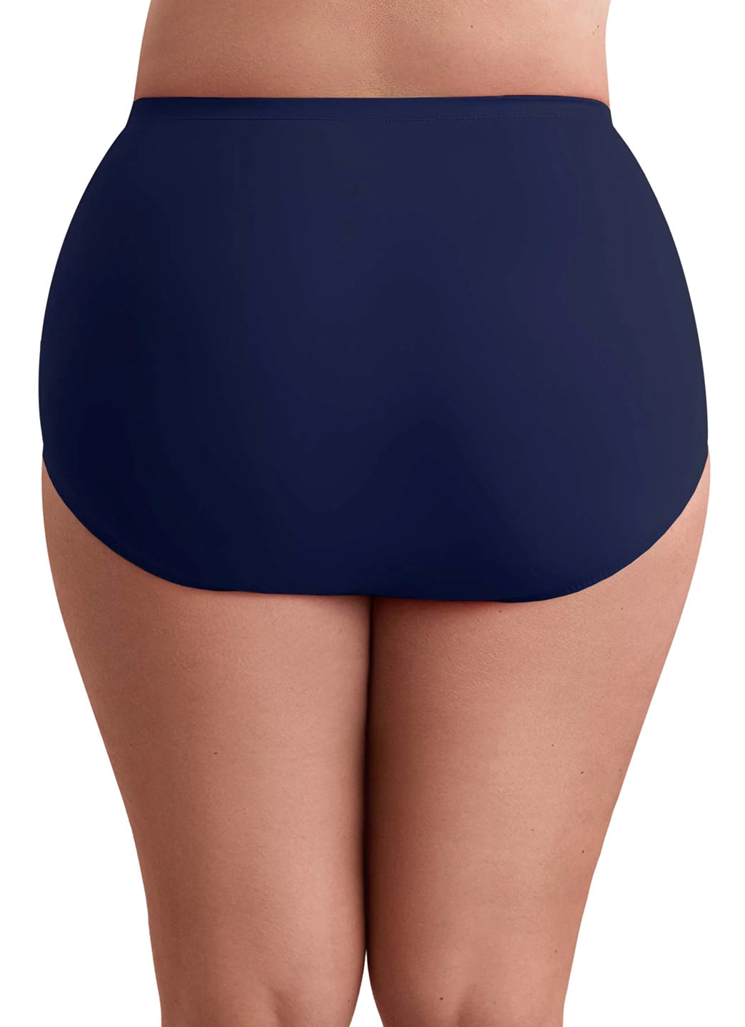 Shape Solver By Penbrooke Women's Plus Size Divine Solids Bottoms Basic Bikini Bottom