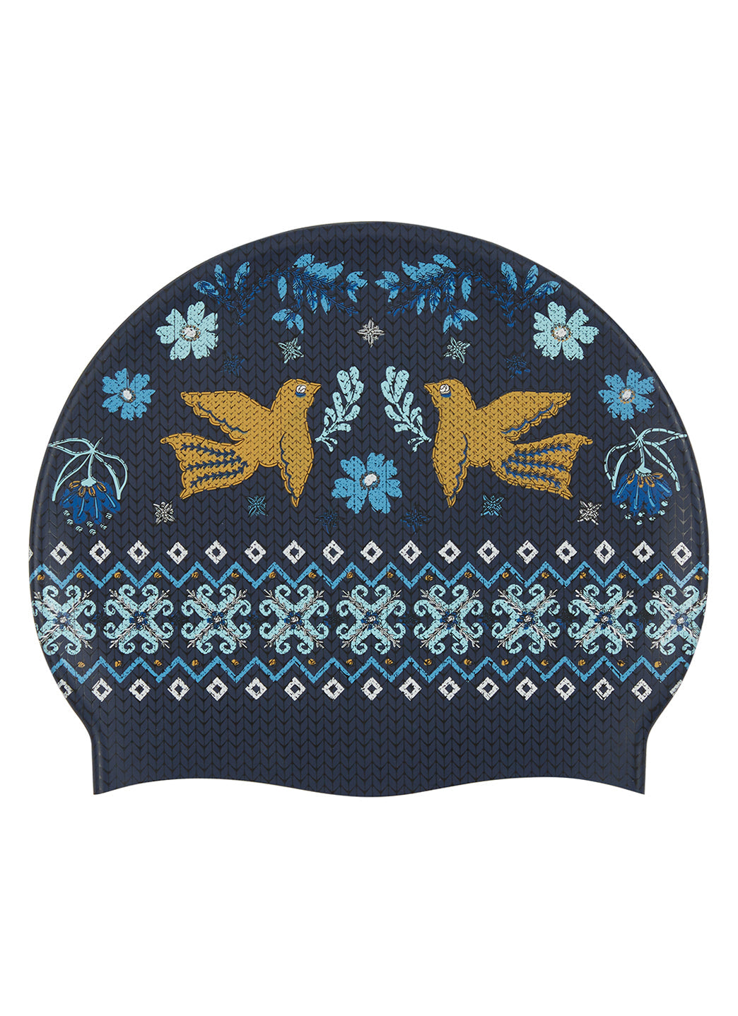 Sporti Cozy Hanukkah Silicone Swim Cap