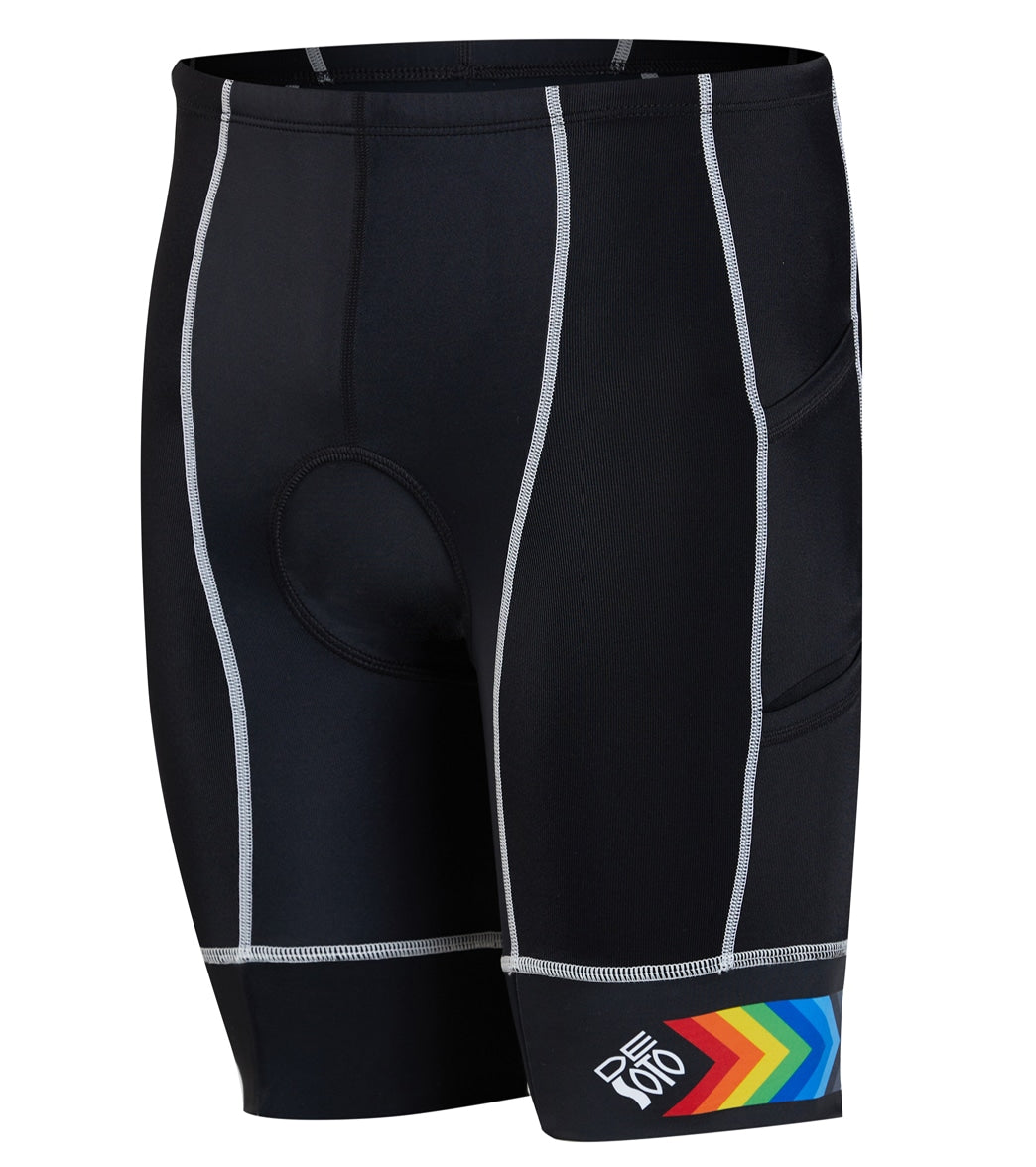 DeSoto Men's Forza Tri Short 4-Pockets-High Rise