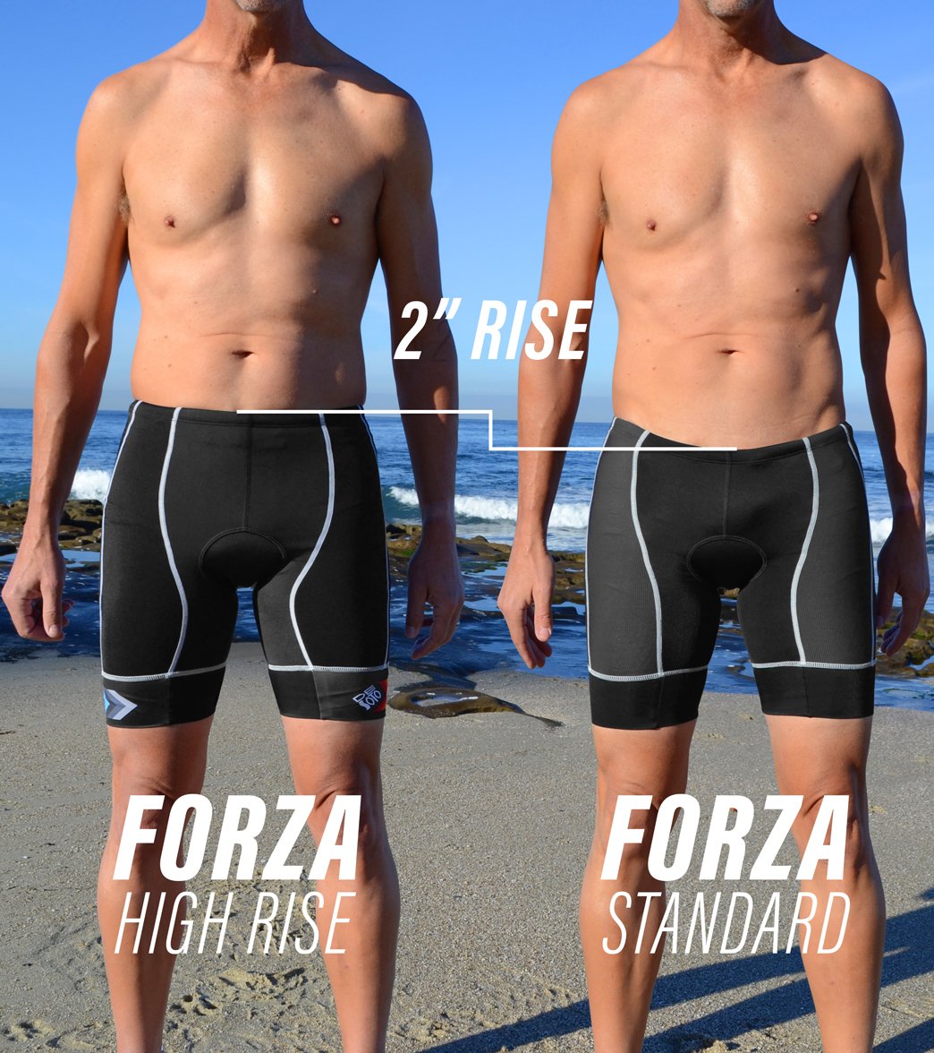 DeSoto Men's Forza Tri Short 4-Pockets-High Rise