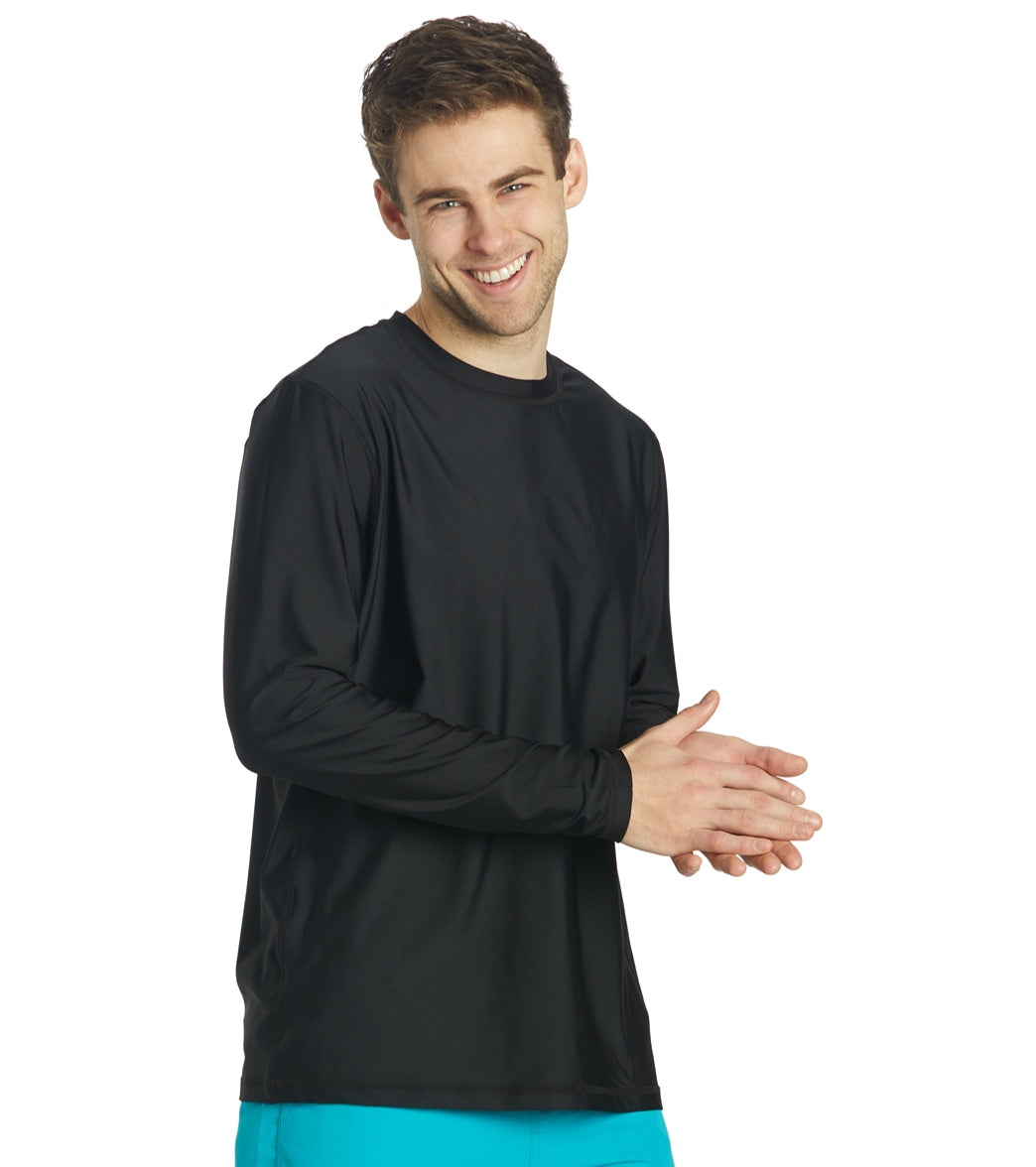 Sporti Men's L/S UPF 50+ Relax Fit Swim Shirt