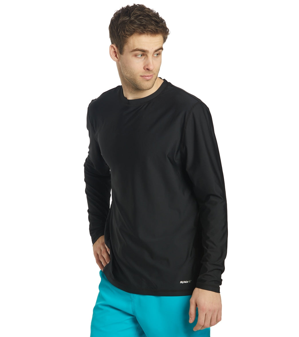 Sporti Men's L/S UPF 50+ Relax Fit Swim Shirt