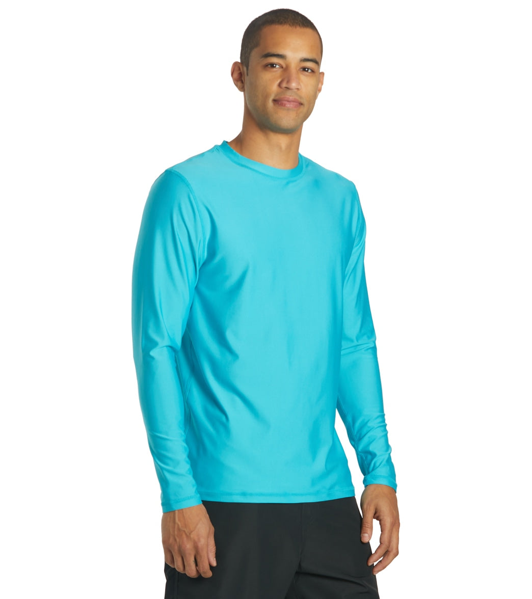 Sporti Men's L/S UPF 50+ Relax Fit Swim Shirt