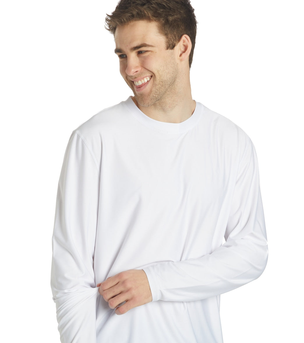 Sporti Men's L/S UPF 50+ Relax Fit Swim Shirt