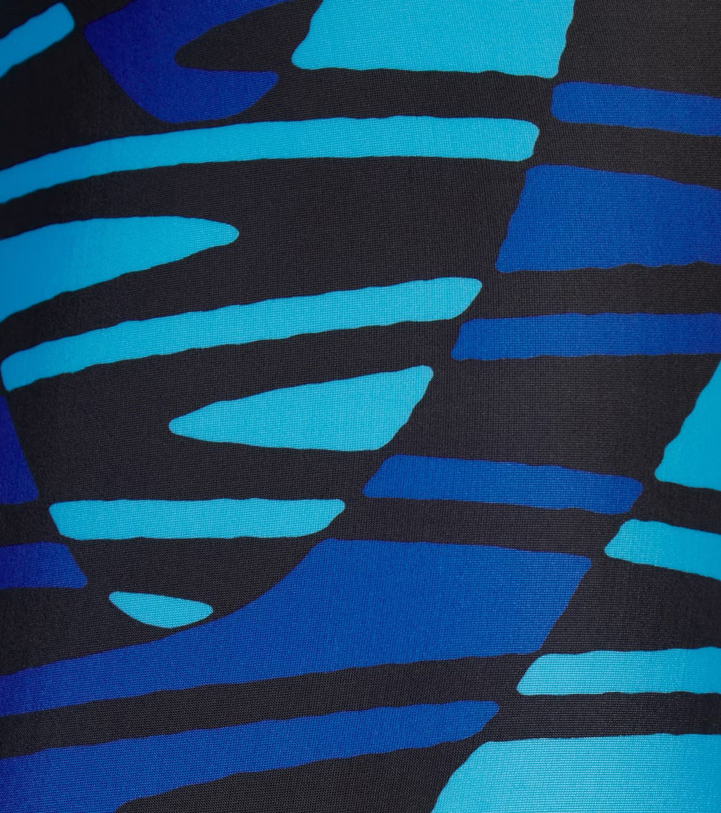 Speedo Women's Disco Boom Flyback One Piece Swimsuit