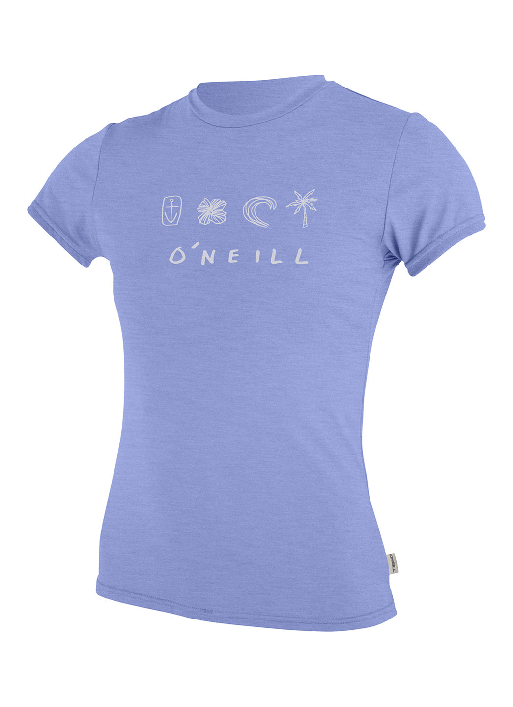 O'Neill Girls' Hybrid Short Sleeve UPF 50 Surf Shirt (LIttle Kid, Big Kid)