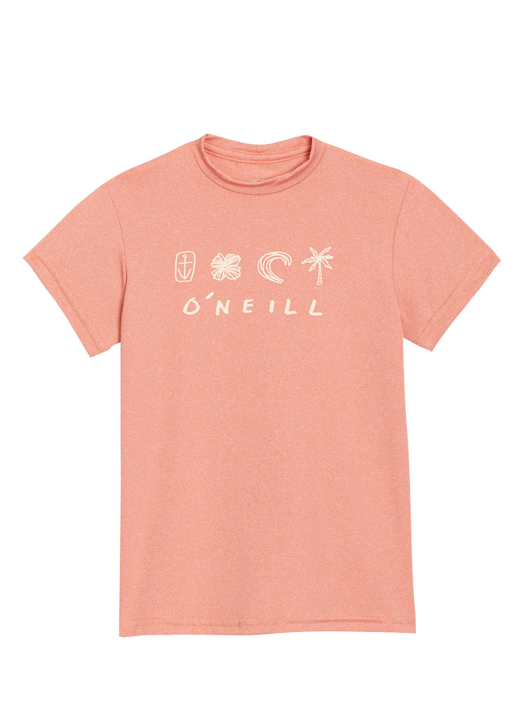 O'Neill Girls' Hybrid Short Sleeve UPF 50 Surf Shirt (LIttle Kid, Big Kid)