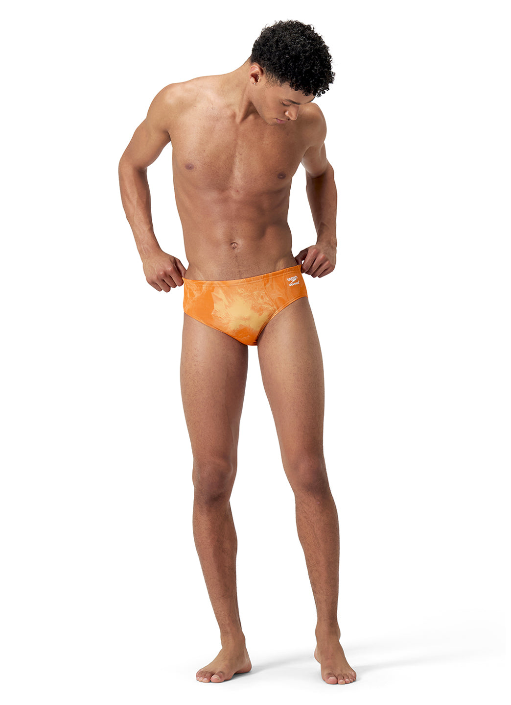 Speedo Men's Lunar Storm Brief Swimsuit
