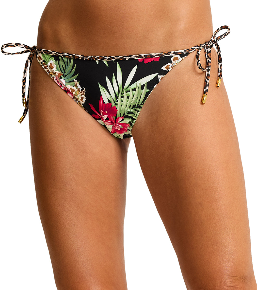 Tommy Bahama Women's Lily Cat Reversible String Bikini Bottom