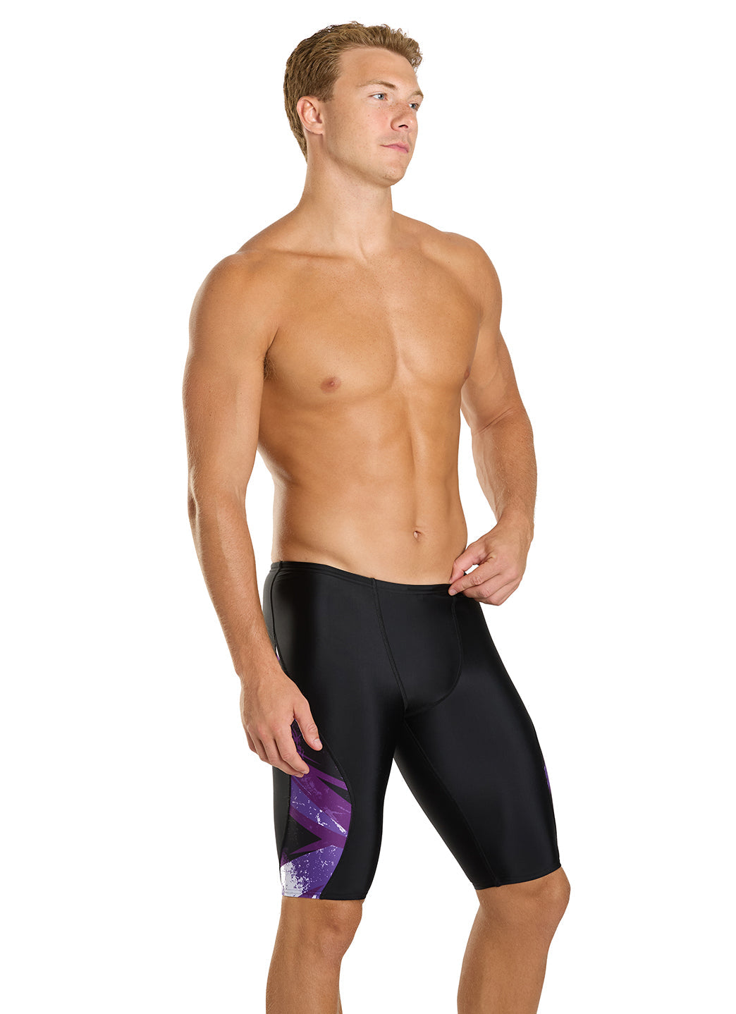Speedo Men's Bolted Splice Jammer Swimsuit