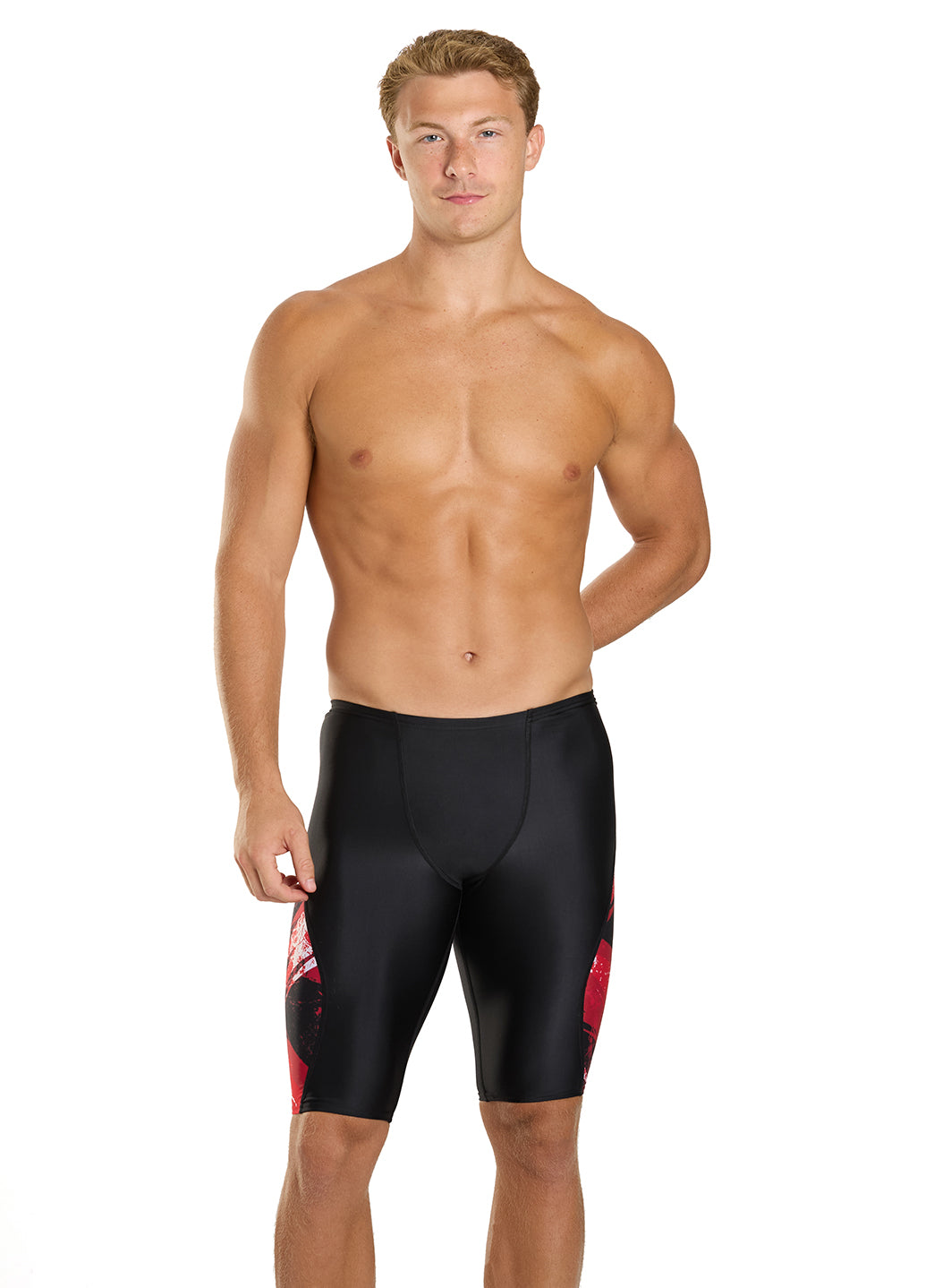 Speedo Men's Bolted Splice Jammer Swimsuit