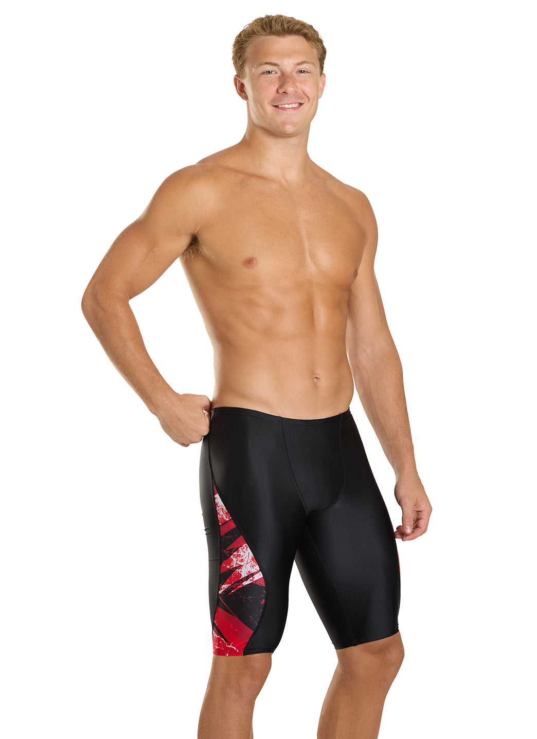 Speedo Men's Bolted Splice Jammer Swimsuit