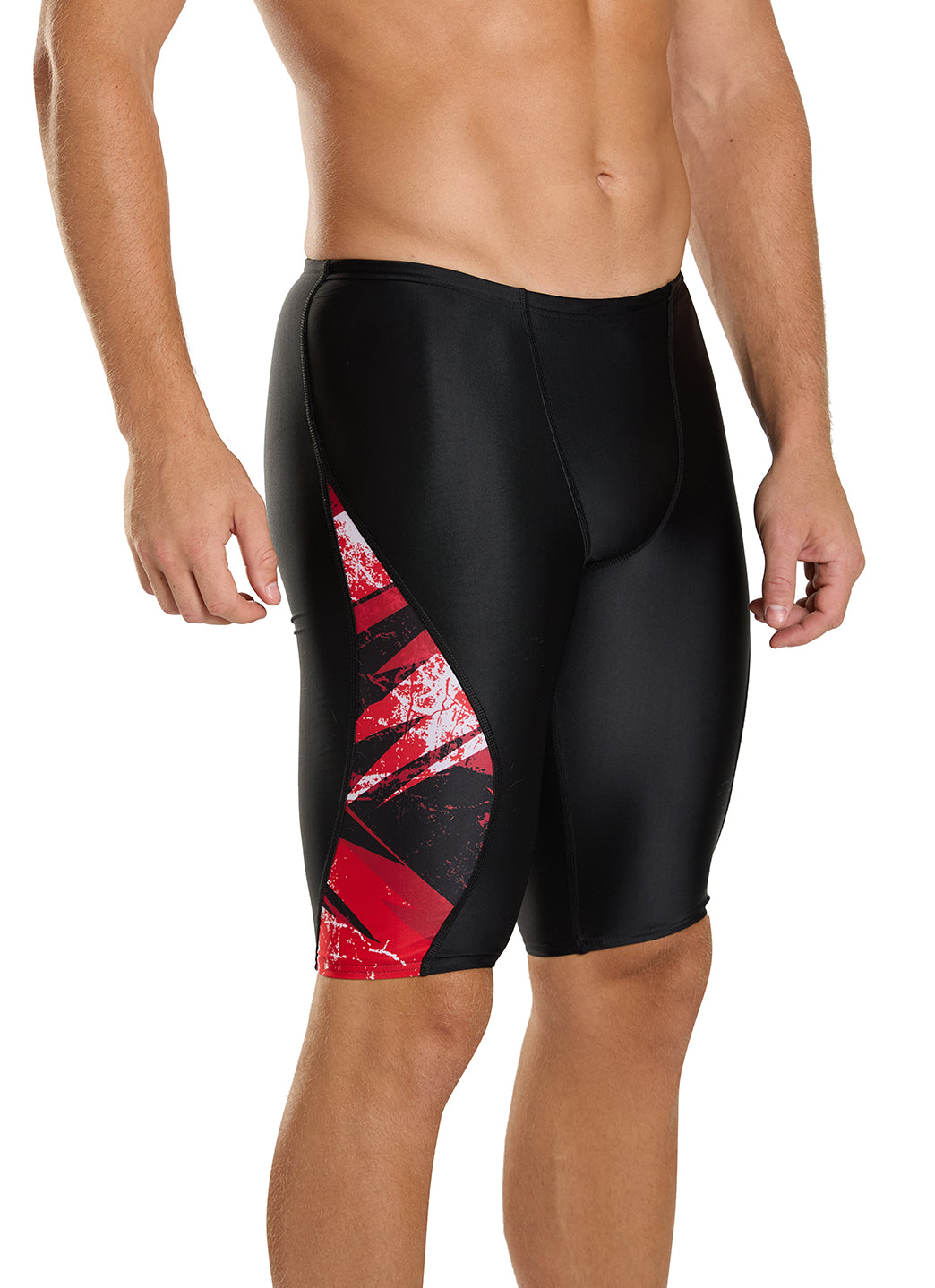 Speedo Men's Bolted Splice Jammer Swimsuit