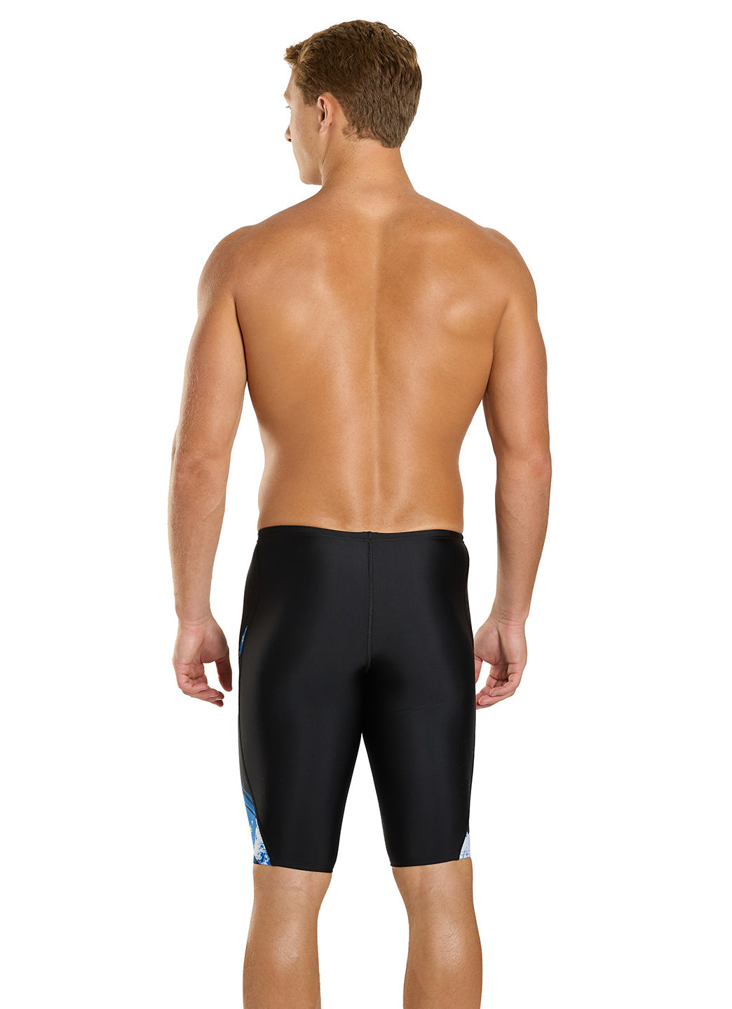 Speedo Men's Bolted Splice Jammer Swimsuit