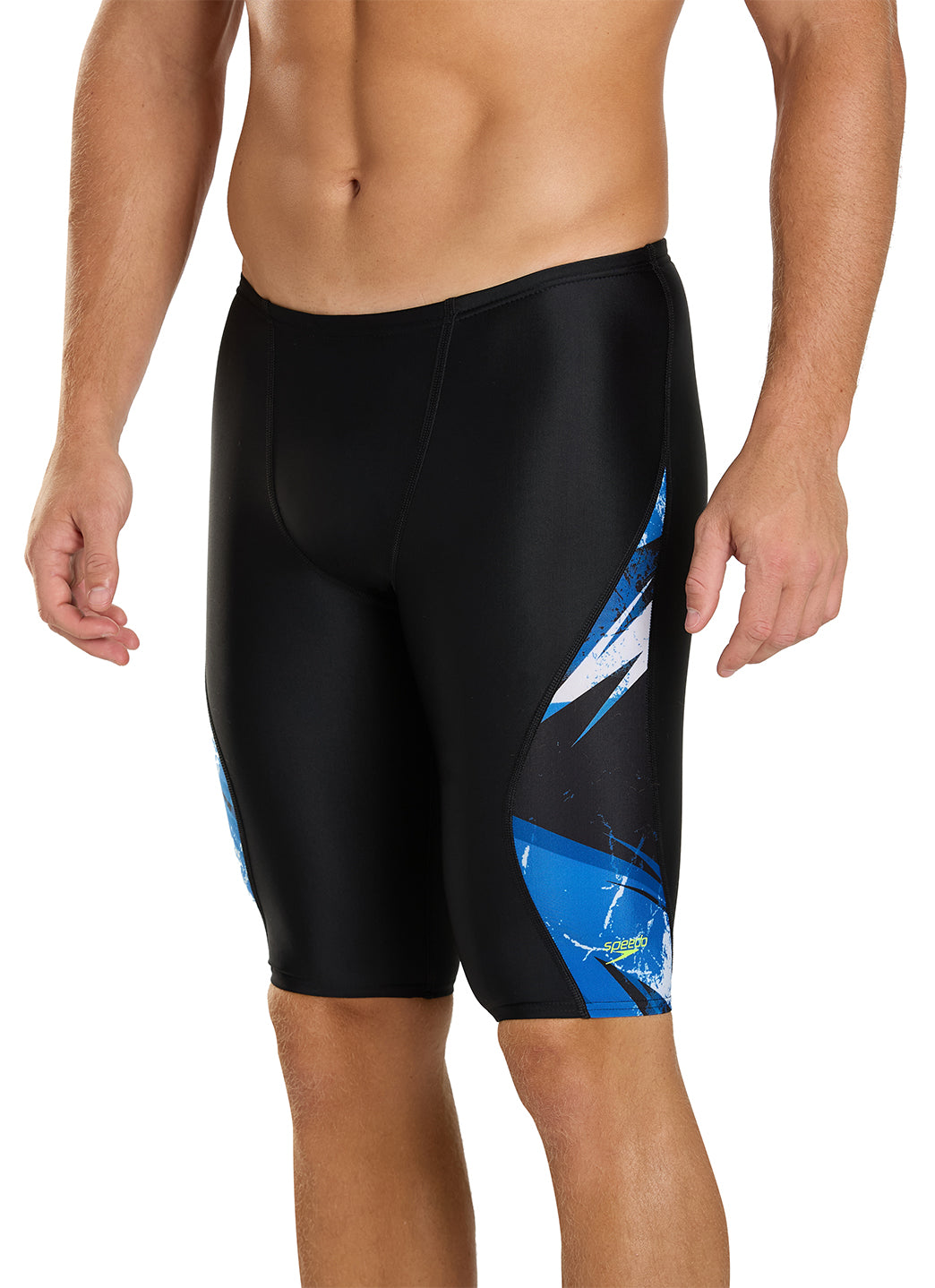 Speedo Men's Bolted Splice Jammer Swimsuit