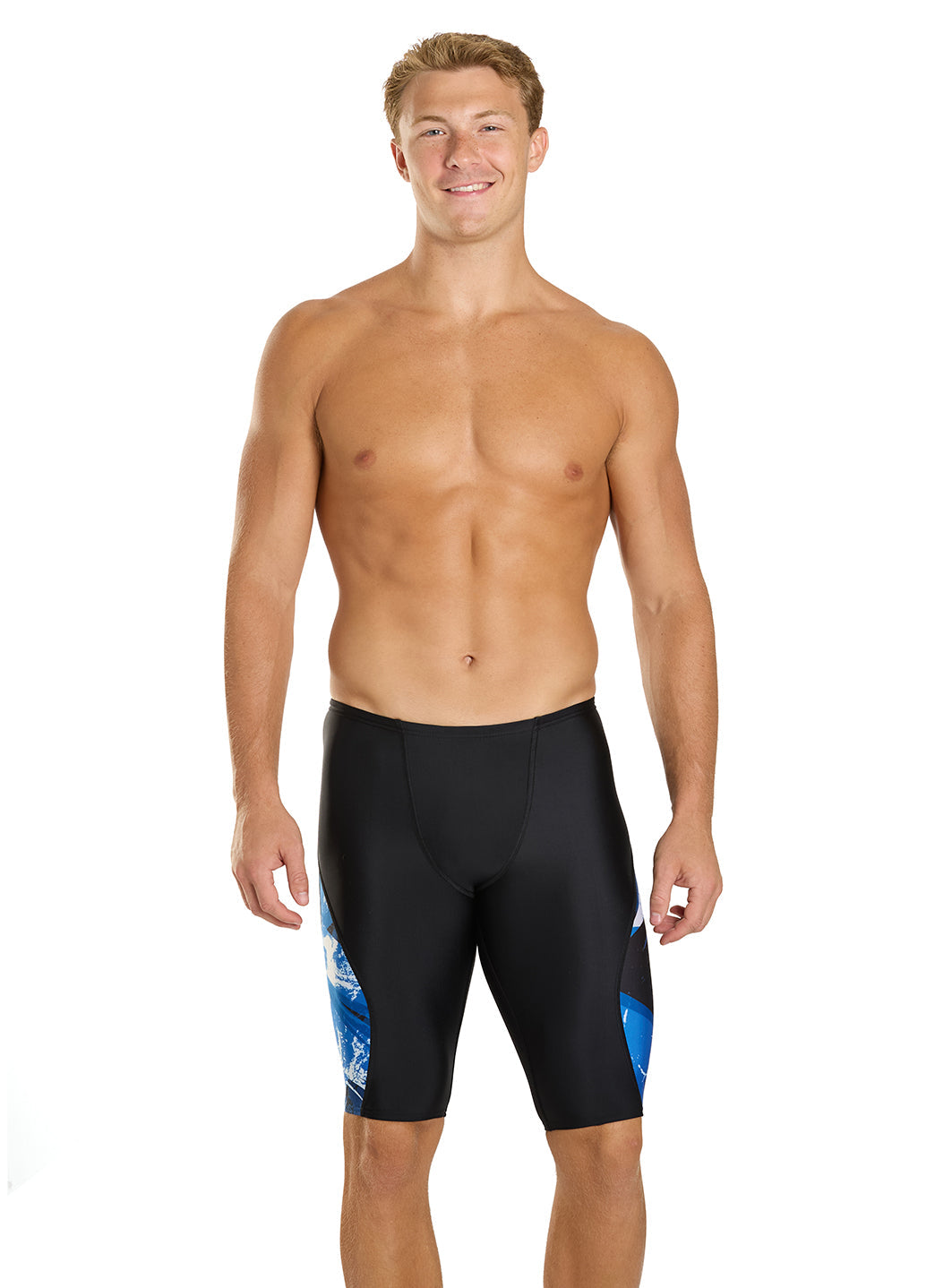 Speedo Men's Bolted Splice Jammer Swimsuit