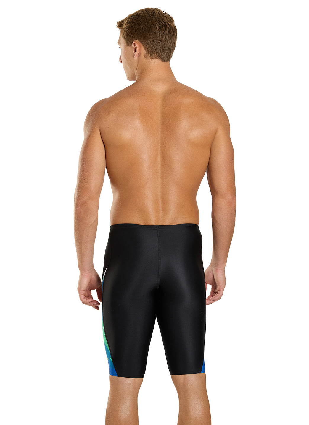 Speedo Men's Bolted Splice Jammer Swimsuit