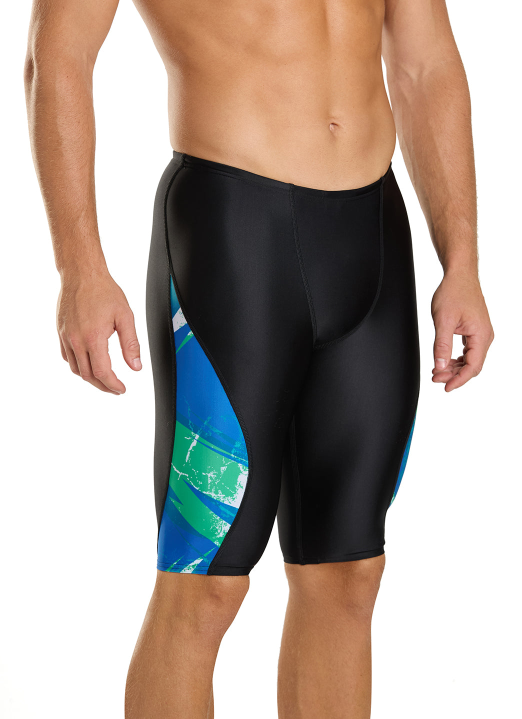 Speedo Men's Bolted Splice Jammer Swimsuit
