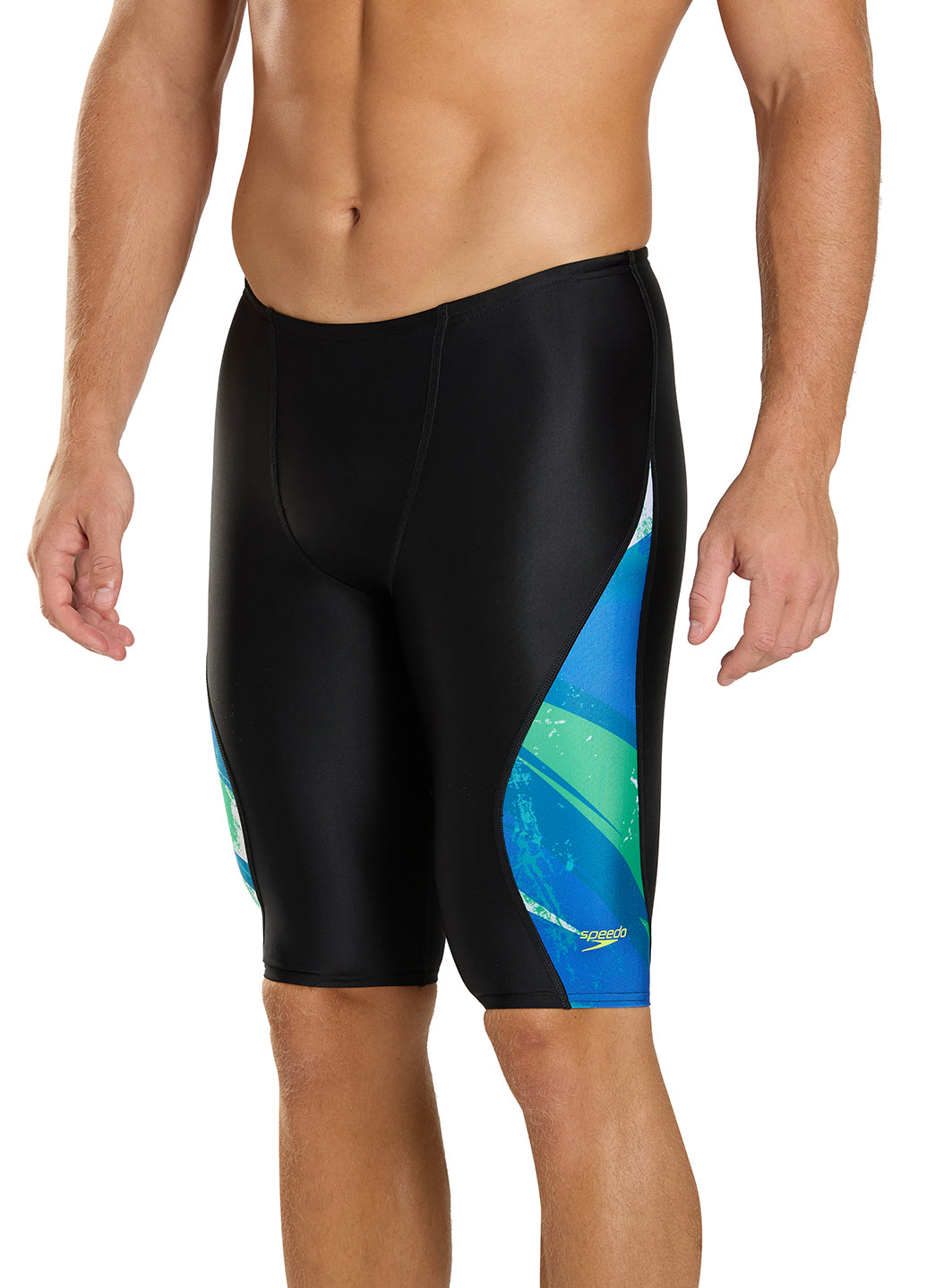 Speedo Men's Bolted Splice Jammer Swimsuit