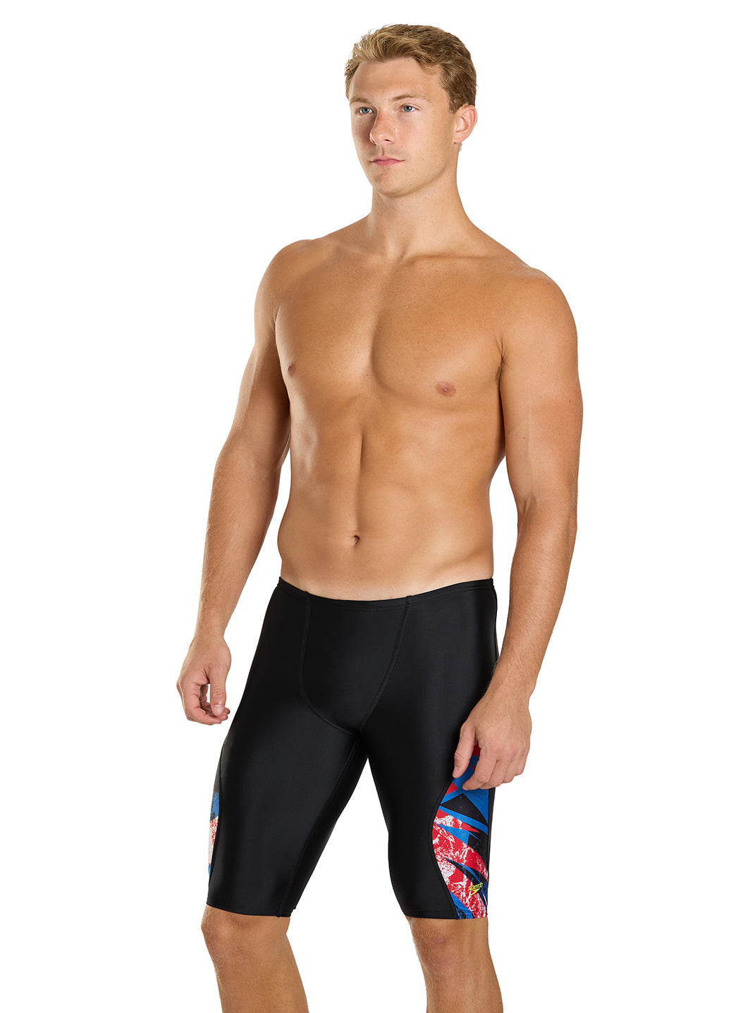 Speedo Men's Bolted Splice Jammer Swimsuit