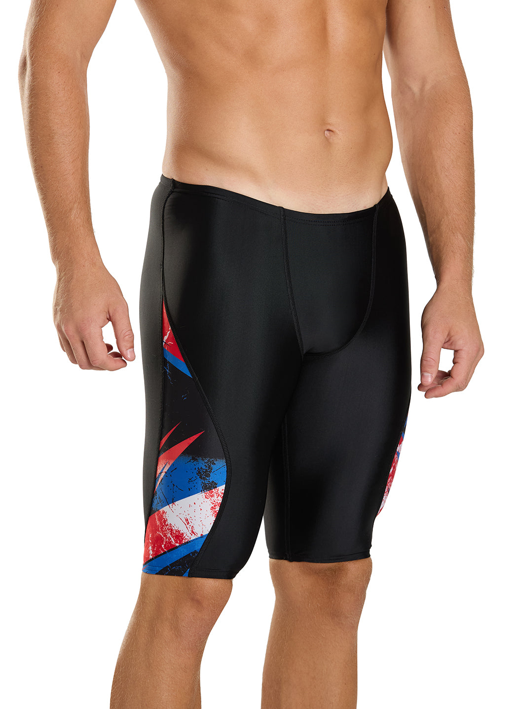 Speedo Men's Bolted Splice Jammer Swimsuit