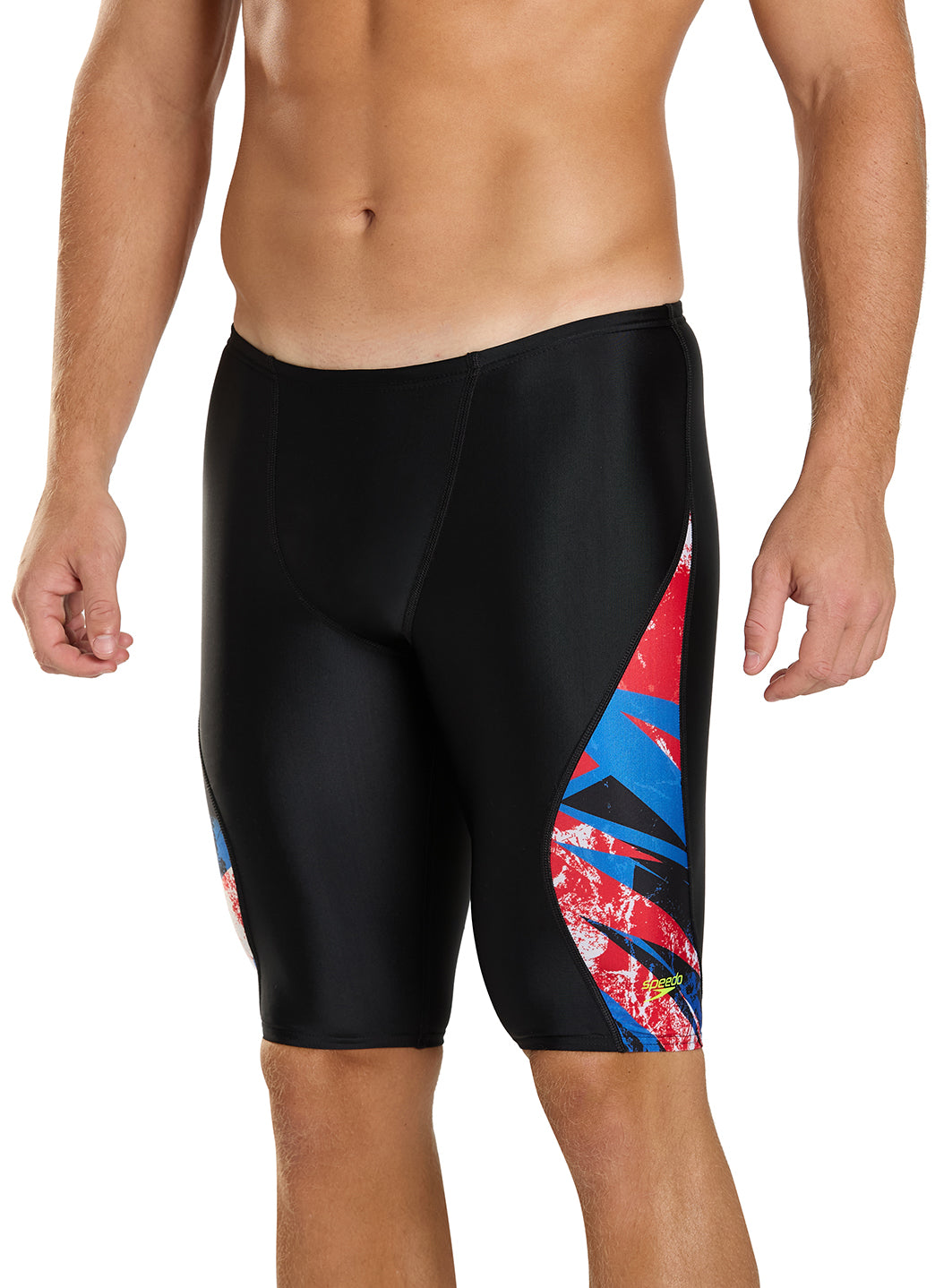 Speedo Men's Bolted Splice Jammer Swimsuit