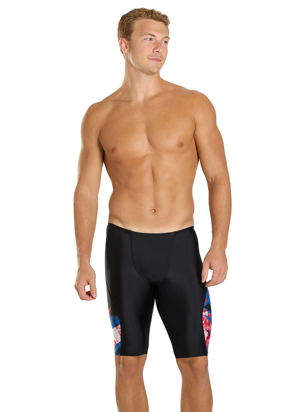 Speedo Men's Bolted Splice Jammer Swimsuit