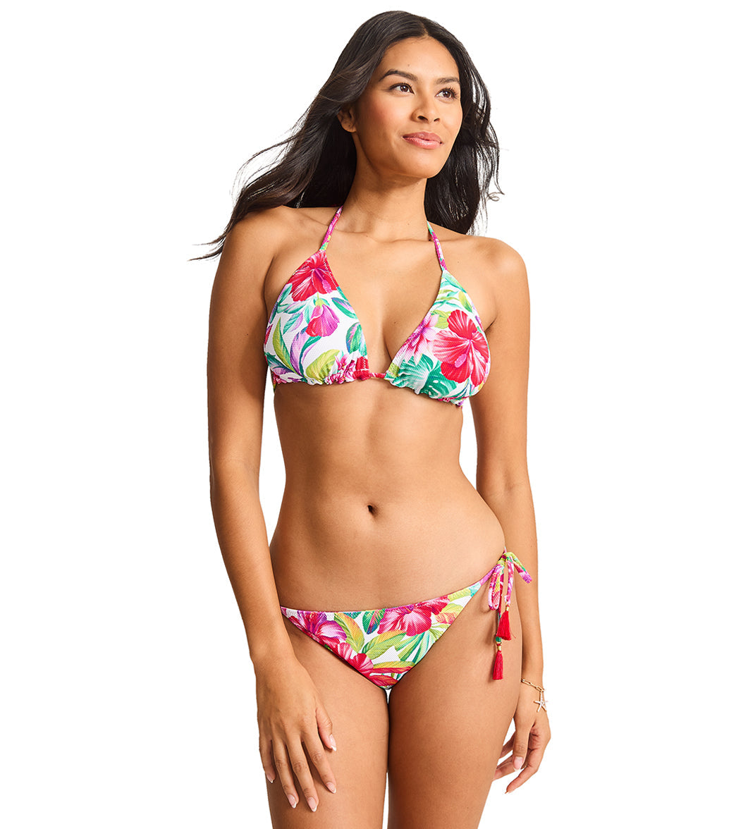 Tommy Bahama Women's Island Cays Fiesta Reversible String Bikini Bottom