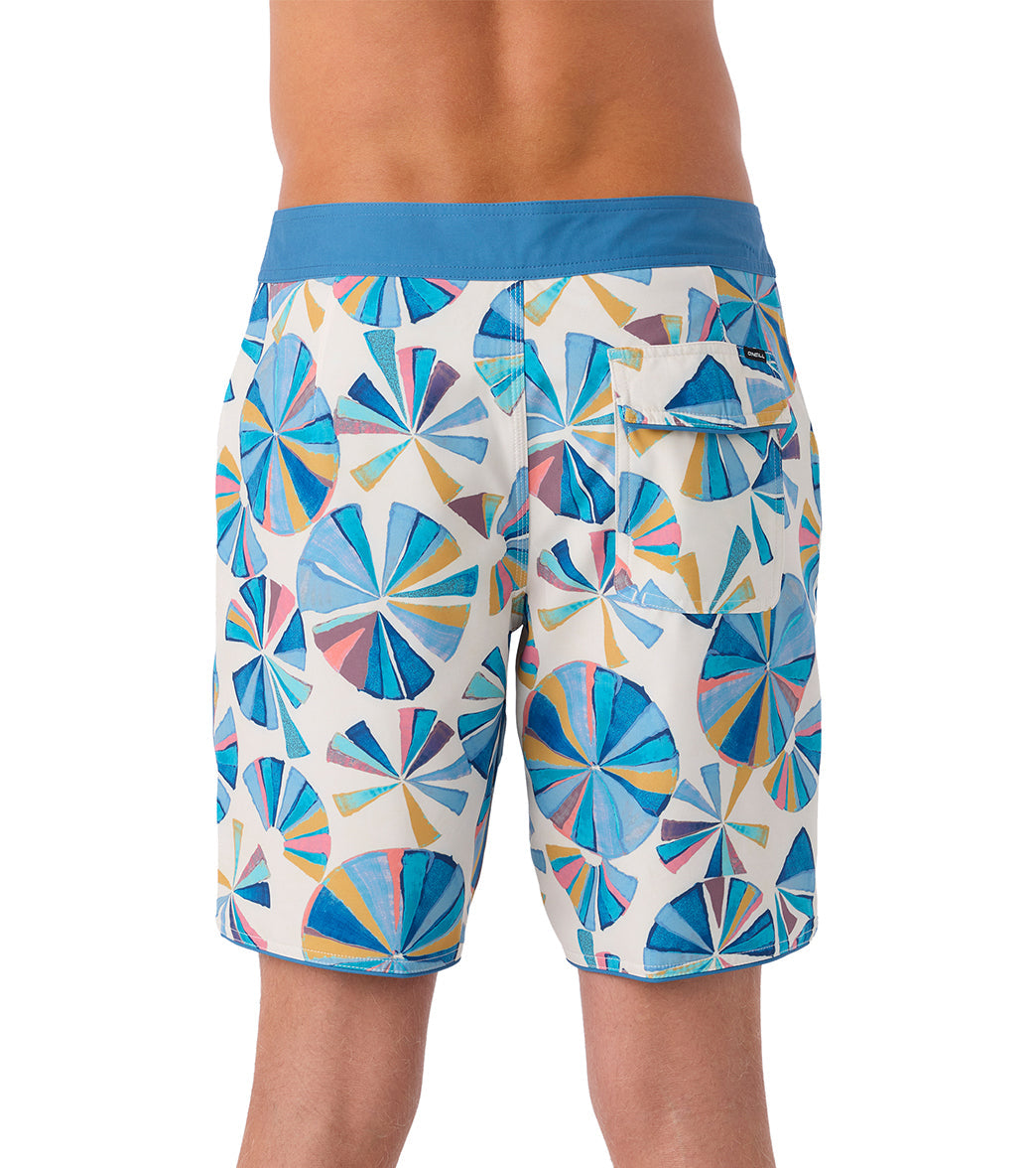 O'Neill Men's 19" Hyperfreak Mysto Scallop Board Shorts