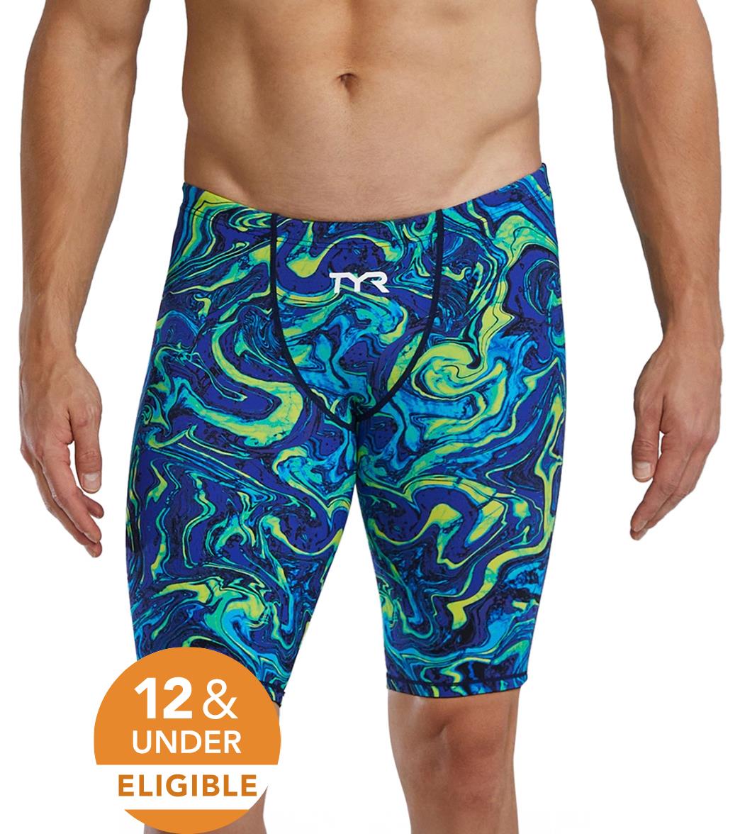 TYR Men's Hyperblitz Thresher Jammer Tech Suit Swimsuit