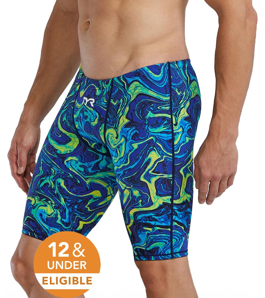 TYR Men's Hyperblitz Thresher Jammer Tech Suit Swimsuit