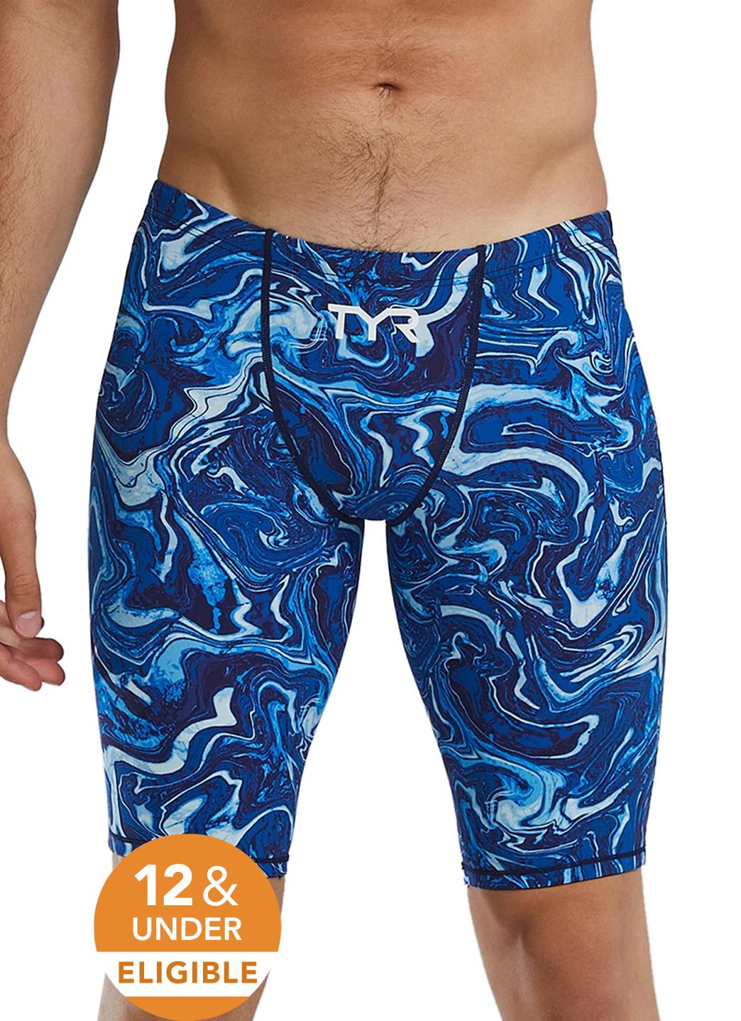 TYR Men's Hyperblitz Thresher Jammer Tech Suit Swimsuit