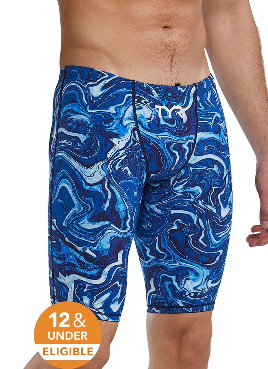 TYR Men's Hyperblitz Thresher Jammer Tech Suit Swimsuit