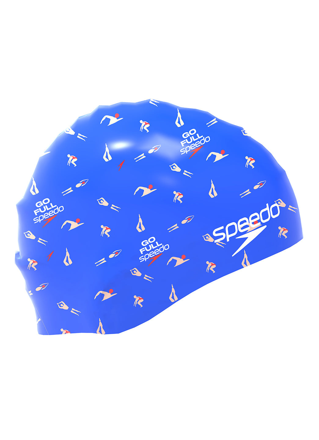 Speedo Printed Silicone Swim Cap