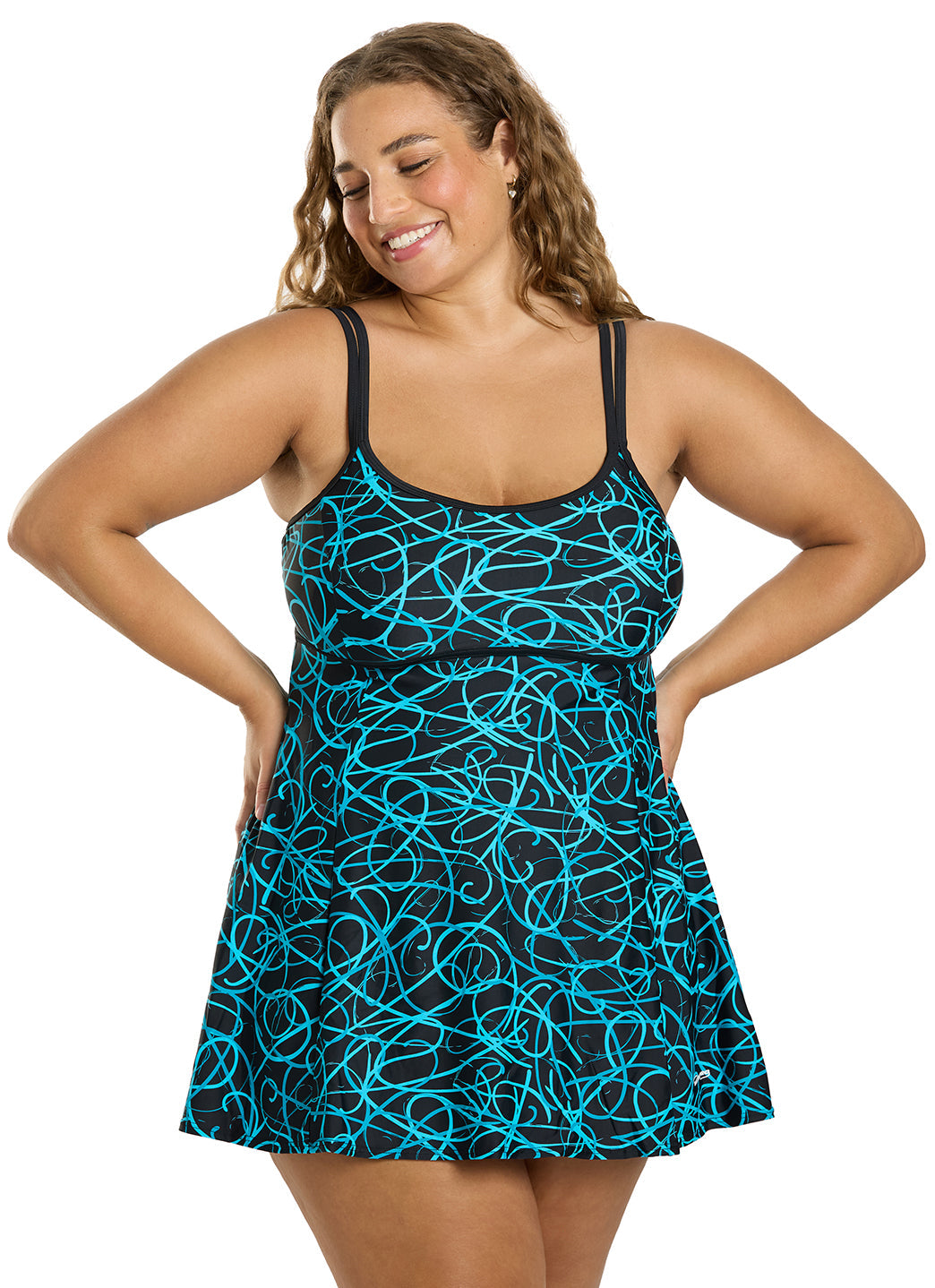 Waterpro Women's Swirl Swim Dress