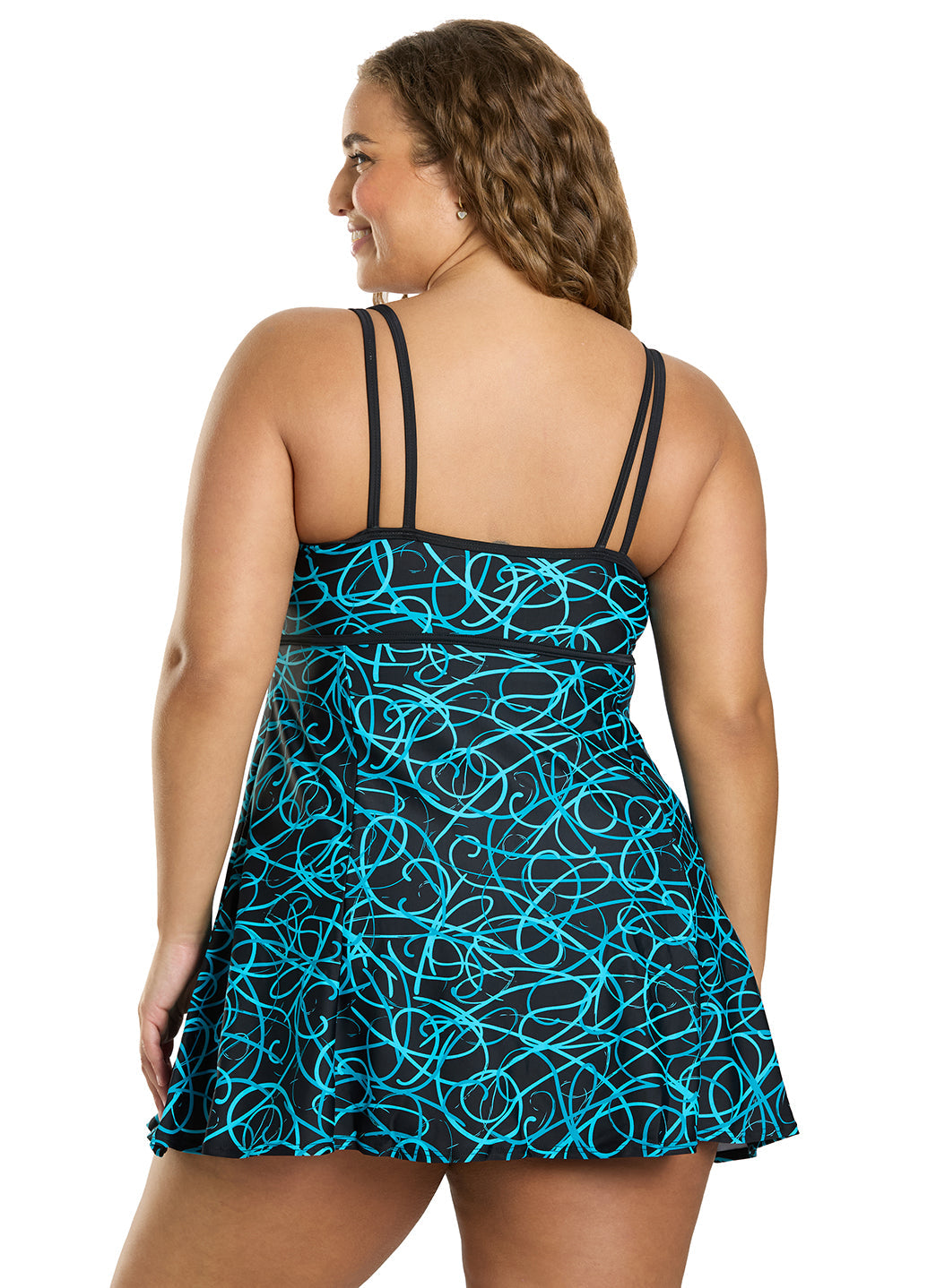 Waterpro Women's Swirl Swim Dress