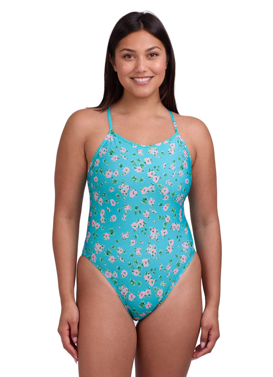JOLYN Women's Perry Tinybloom One Piece Swimsuit